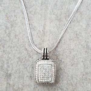 Park Lane Costume Jewelry SIlver Pendant Necklace